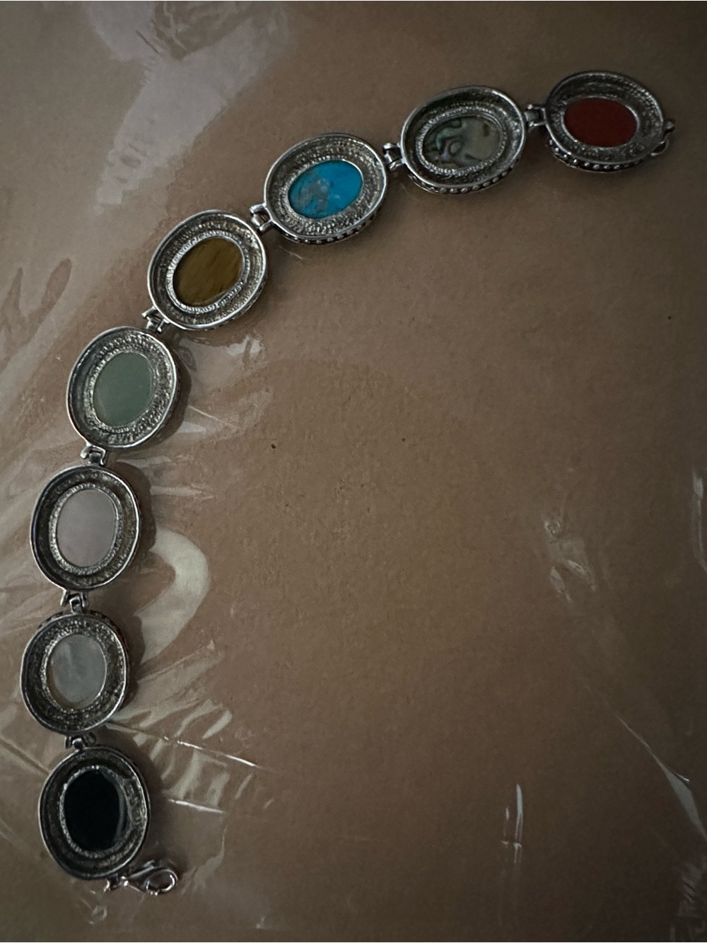 Ross-Simons Multi-Stone Sterling Silver Women’s Bracelet - Colorful Gem Accents - Picture 2 of 4
